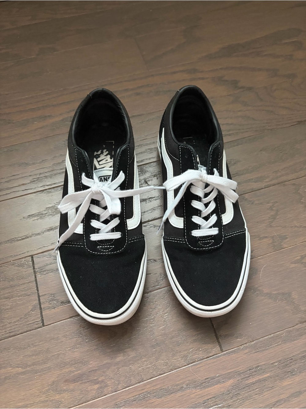 Vans Black and White Low-Top Old Skool Sneakers